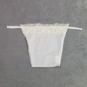 Cami Secret Camisole Insert Womens‎ White Lace Trim Cleavage Cover Modesty Panel
